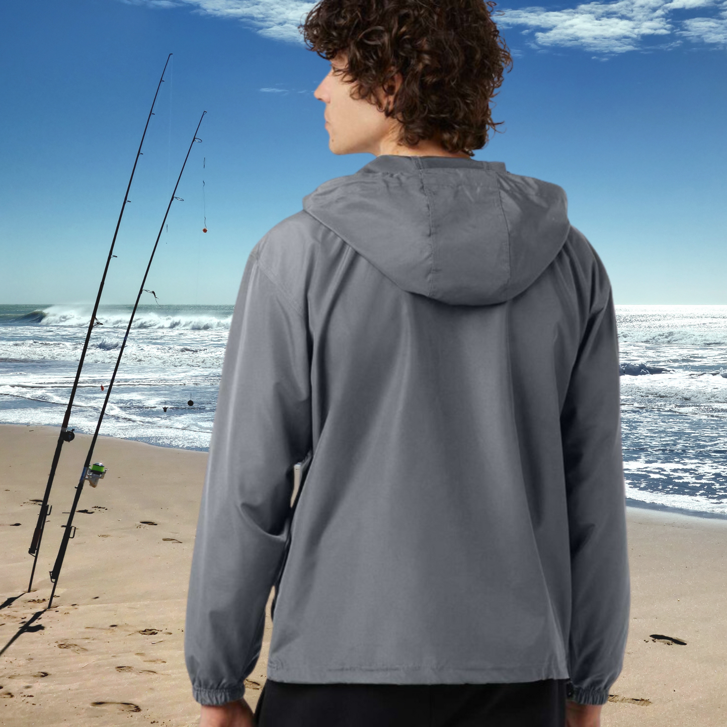 Mainland Fishing Quarter-Zip Lightweight Jacket