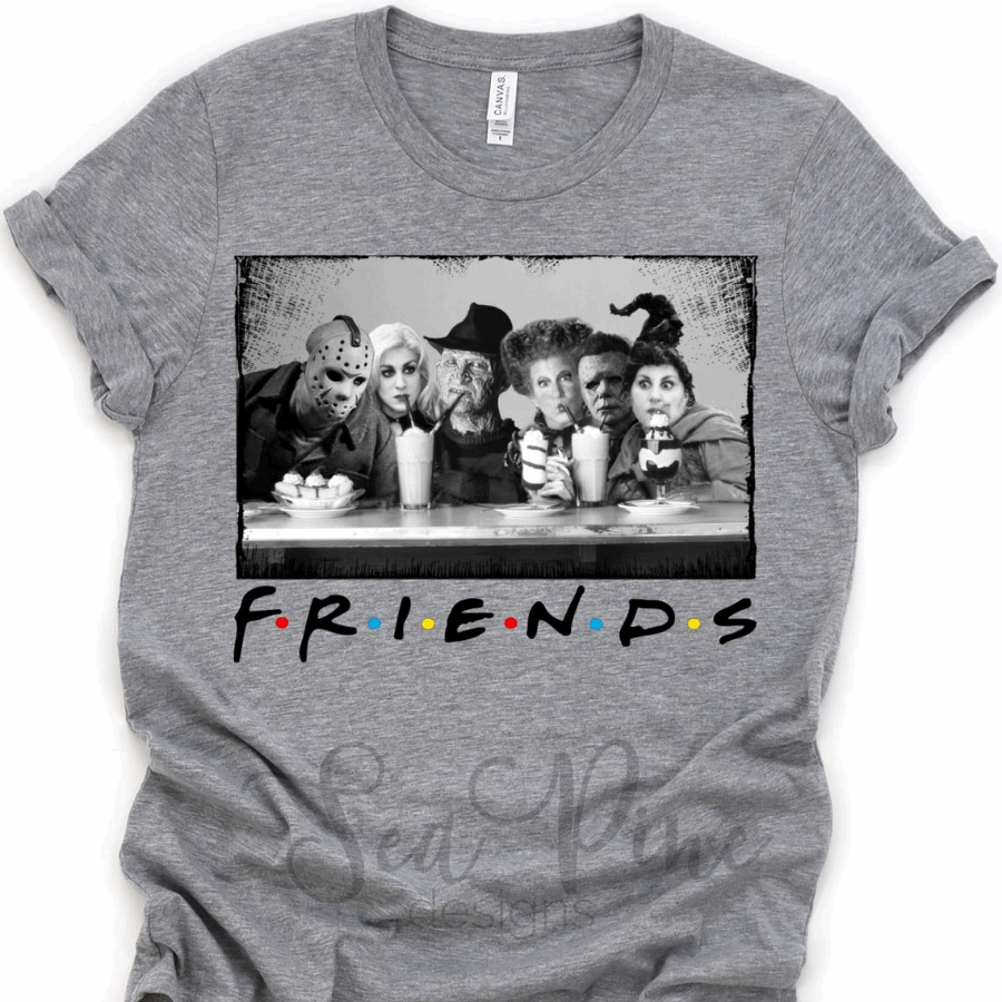 HALLOWEEN FRIENDS Tee - Sea Pine Designs