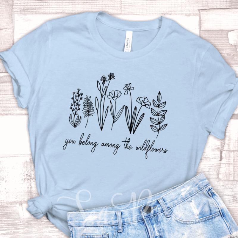 AMONG THE WILDFLOWERS Tee - Sea Pine Designs