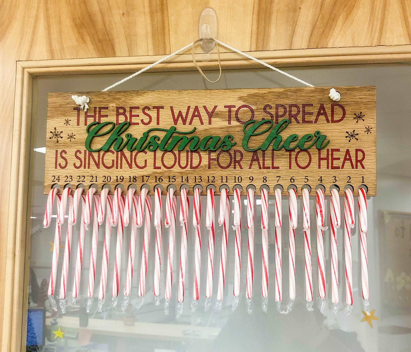 Candy Cane "Christmas Cheer" Countdown