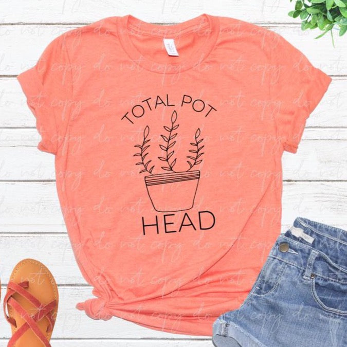 TOTAL POT HEAD Tee - Sea Pine Designs