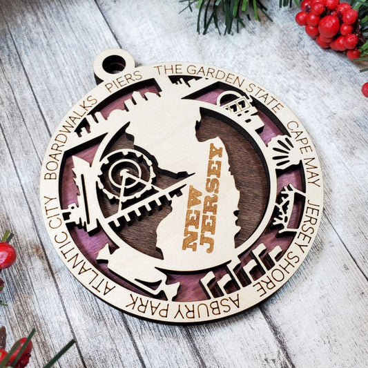 New Jersey Ornament - Sea Pine Designs