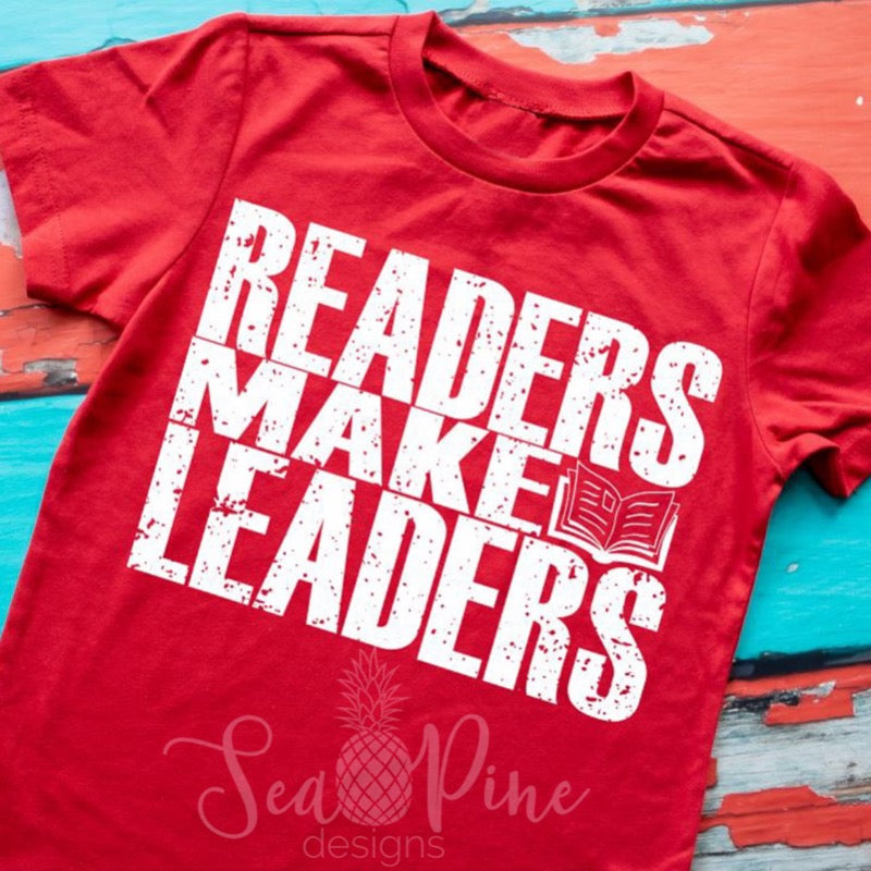 READERS MAKE LEADERS Tee - Sea Pine Designs
