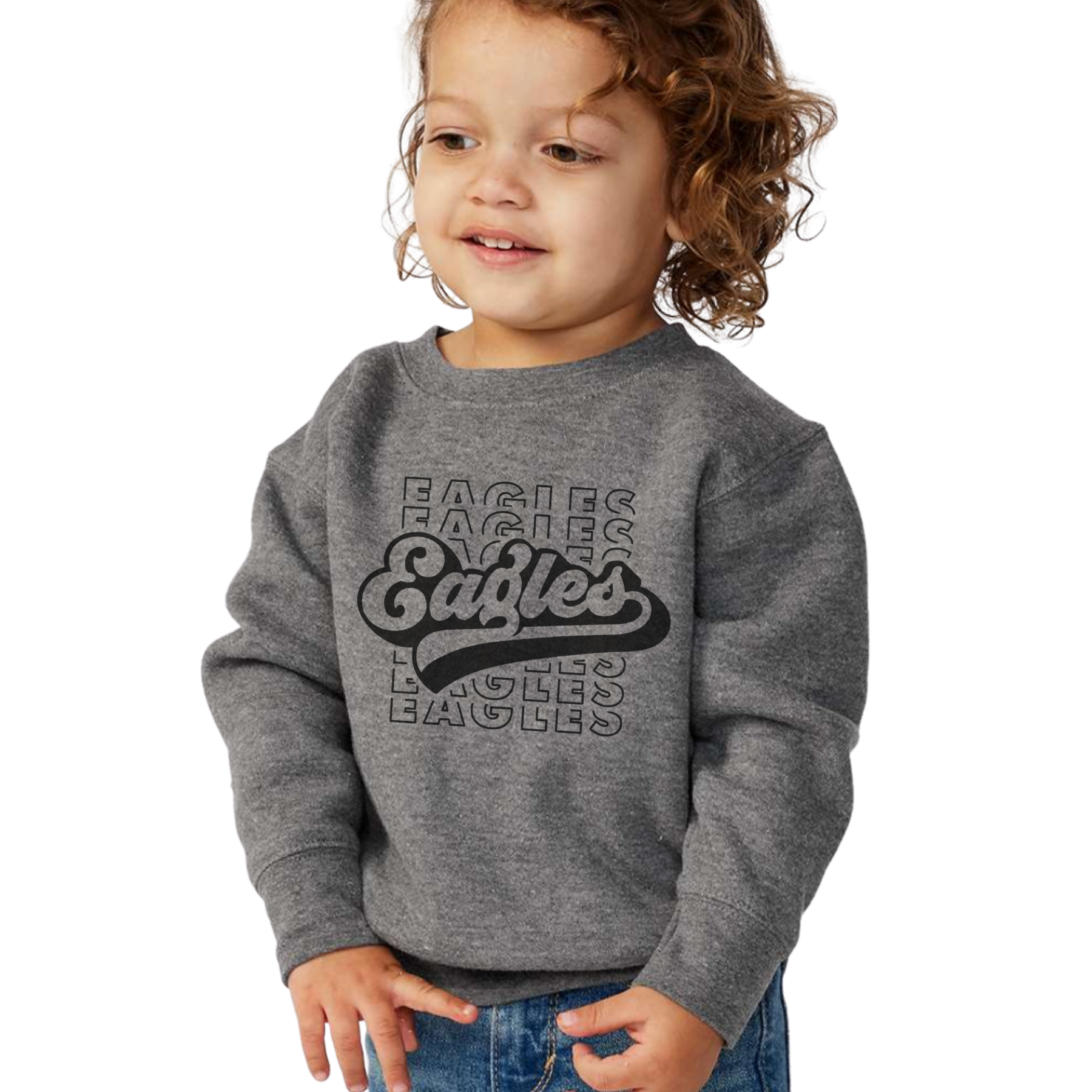 Toddler top gray sweatshirt