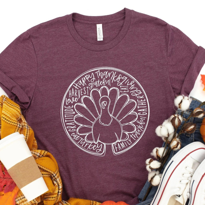 TURKEY WOBBLE Tee - Sea Pine Designs