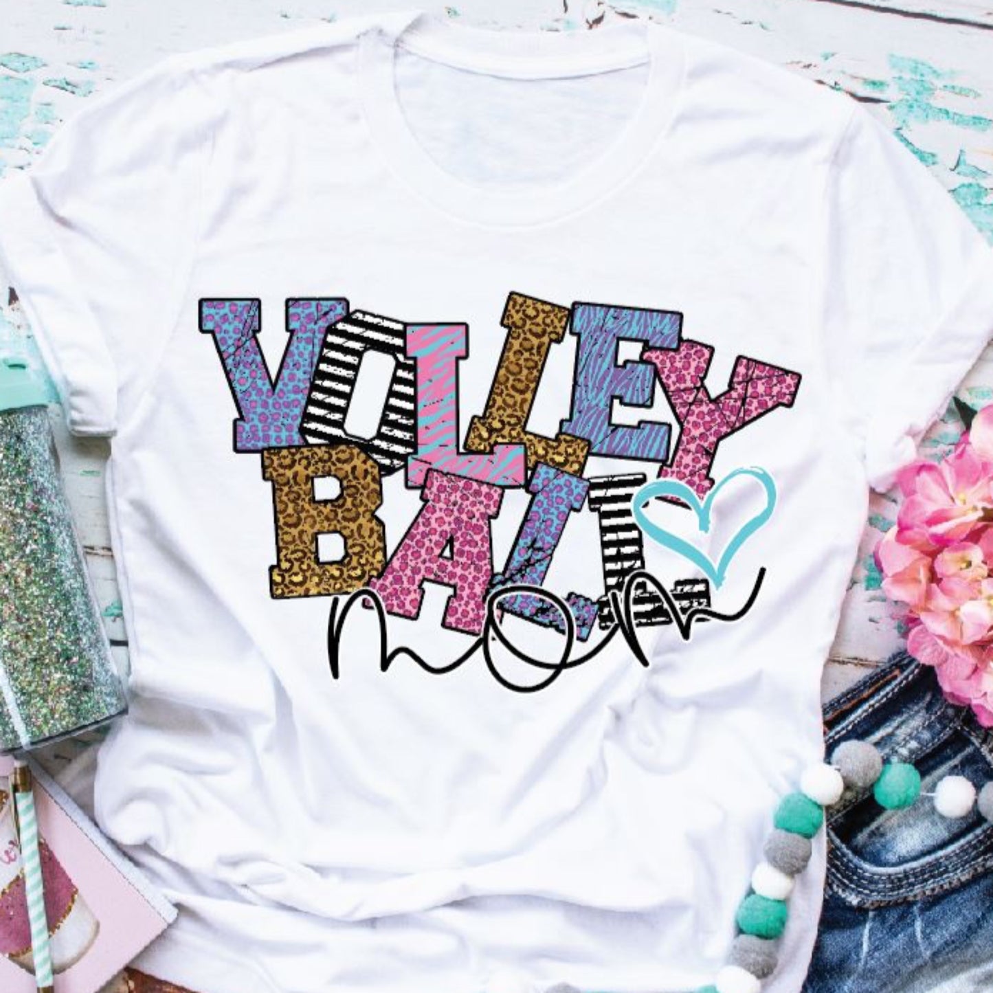 VOLLEYBALL MOM Tee