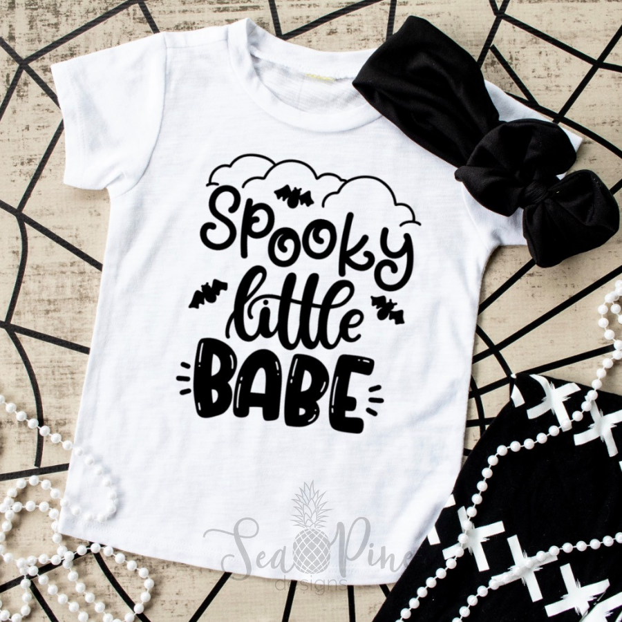 SPOOKY LITTLE BABE Tee - Sea Pine Designs