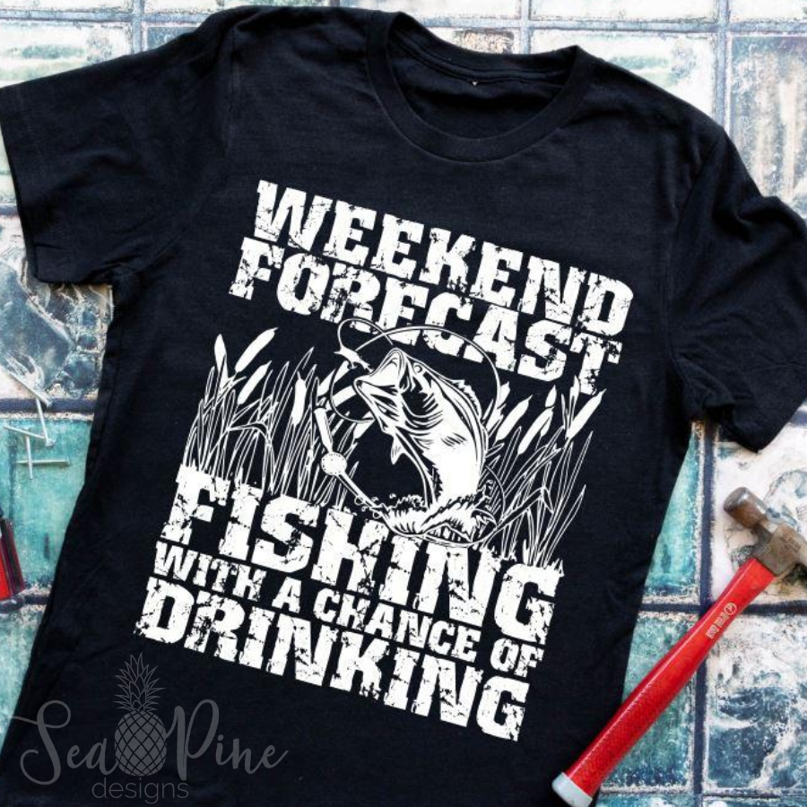 WEEKEND FORECAST Tee - Sea Pine Designs