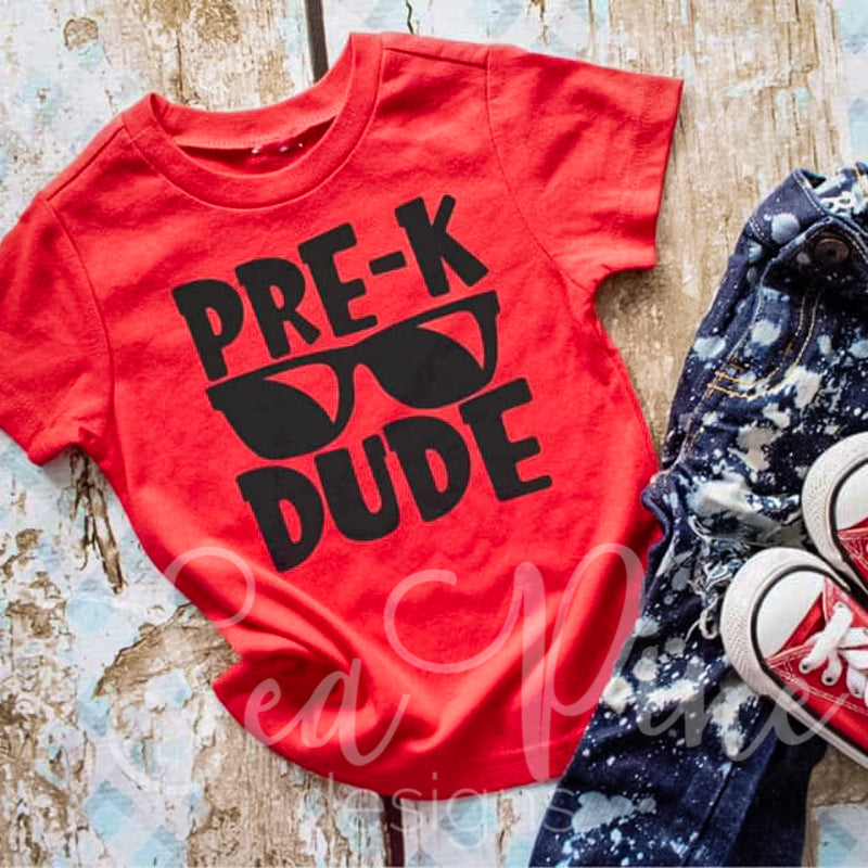 PRE-K DUDE Tee - Sea Pine Designs