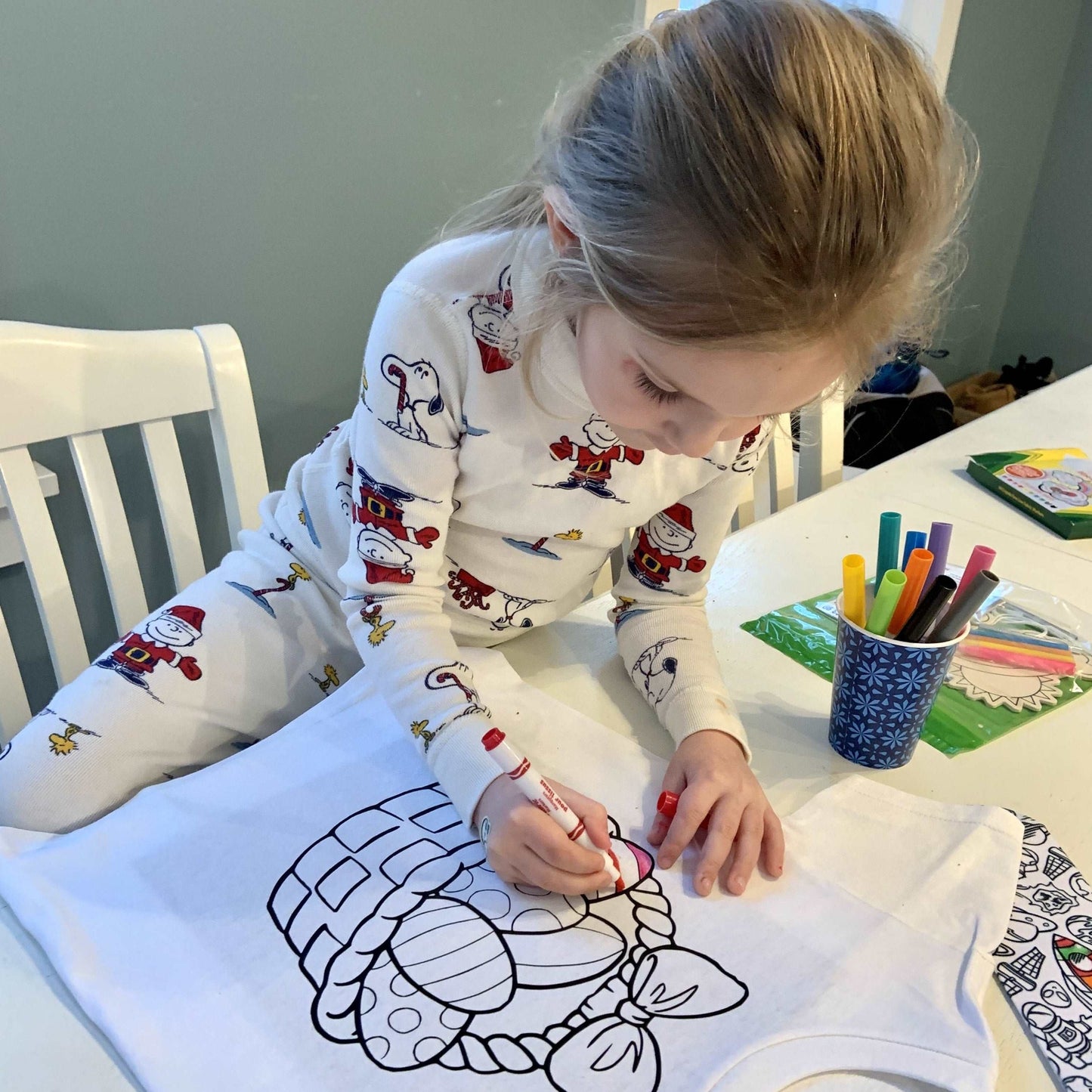 Coloring Tee: Easter Bunny - Sea Pine Designs