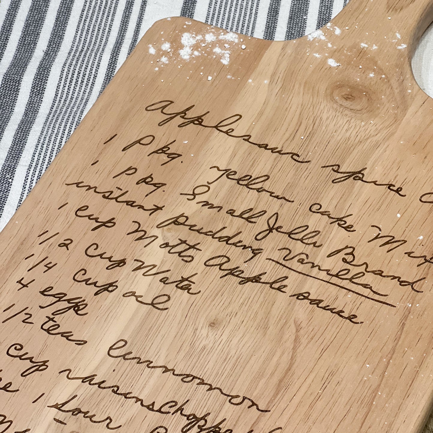 Custom Engraved Cutting Board