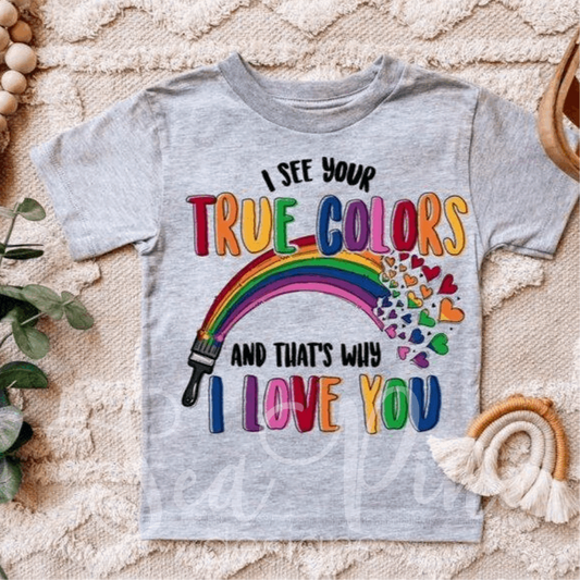 I SEE YOUR TRUE COLORS Tee [Youth] - Sea Pine Designs