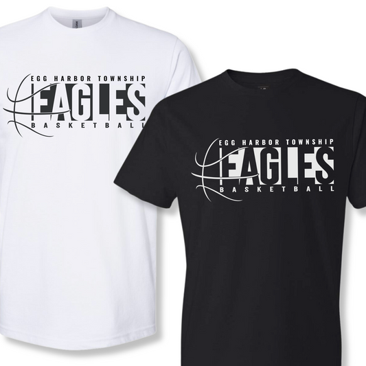 Eagles Basketball Adult T-shirt