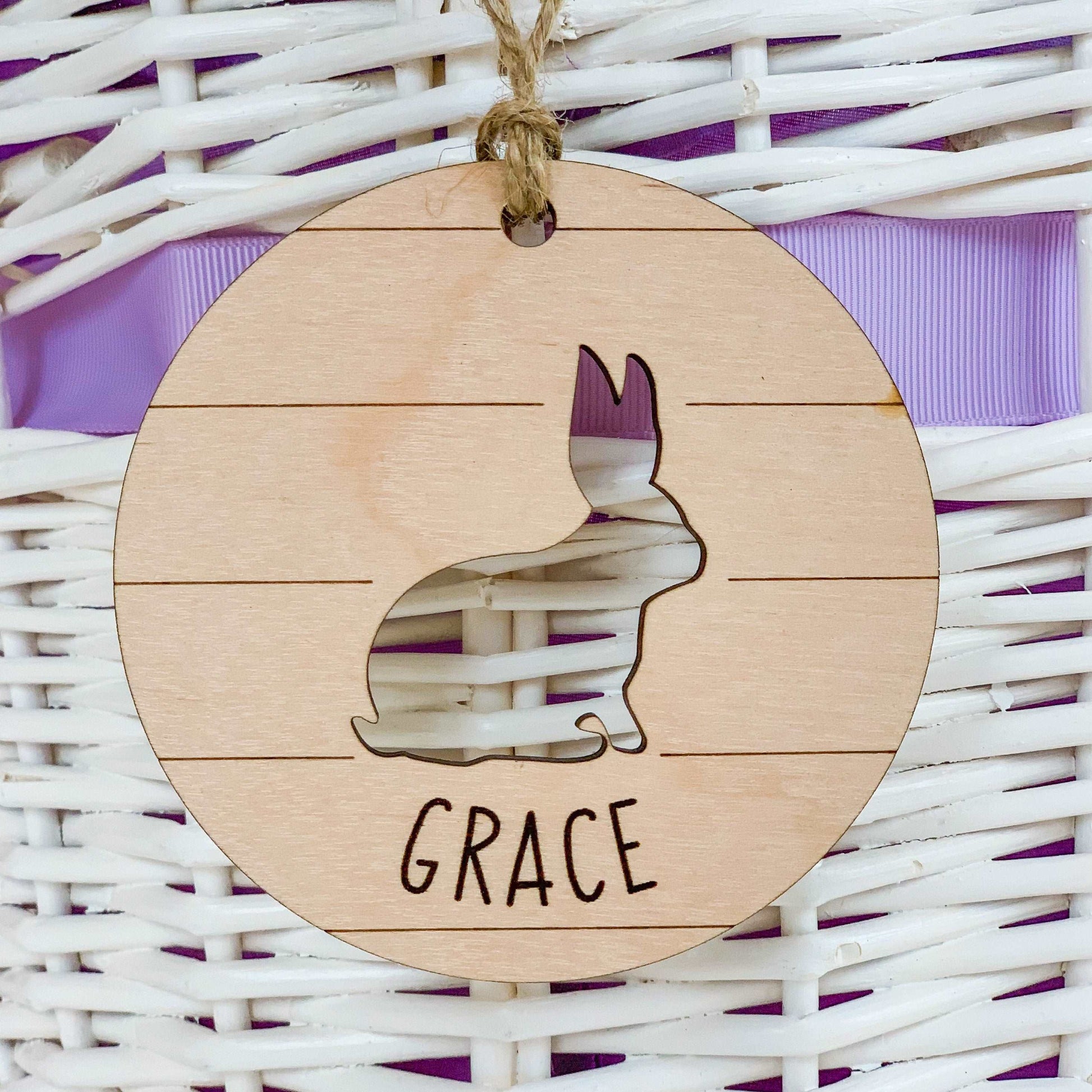 Easter Basket Tags: Faux Shiplap - Sea Pine Designs