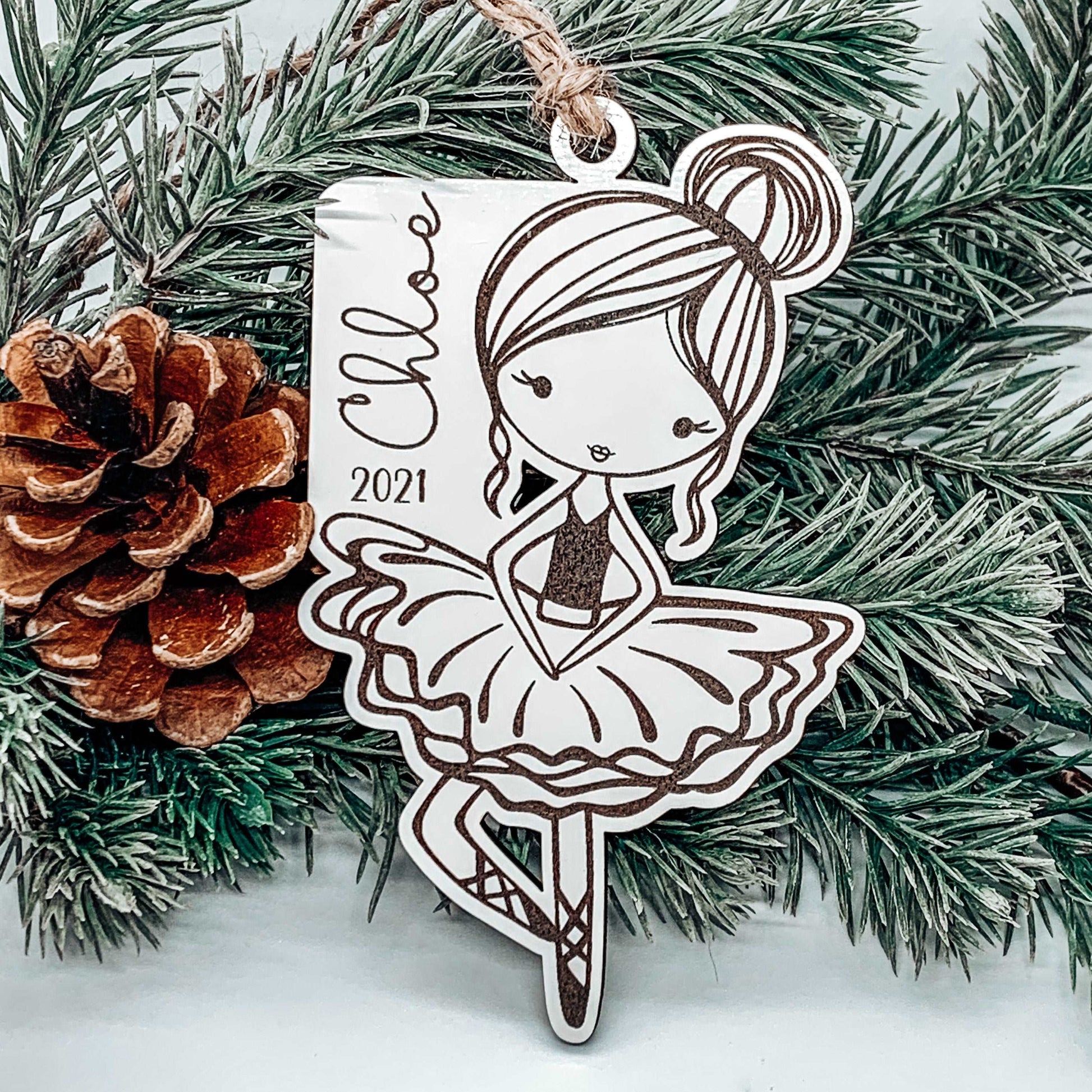 Ballerina Ornament - Sea Pine Designs