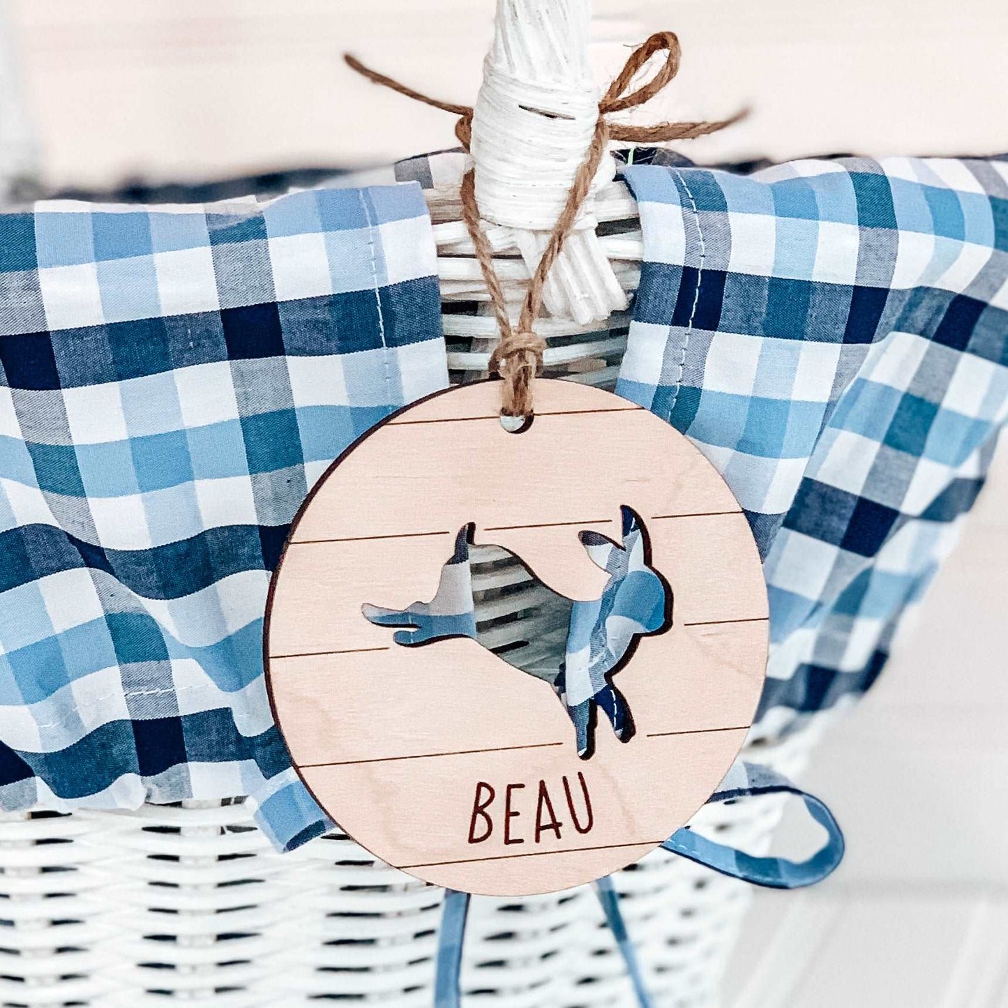 Easter Basket Tags: Faux Shiplap - Sea Pine Designs