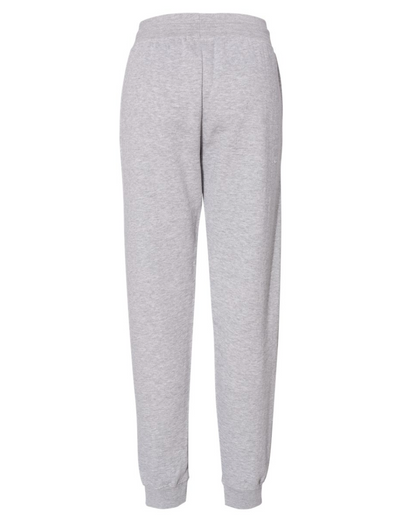 Gray sweatpants on a white background