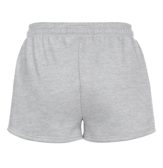 Gray shorts on a white background