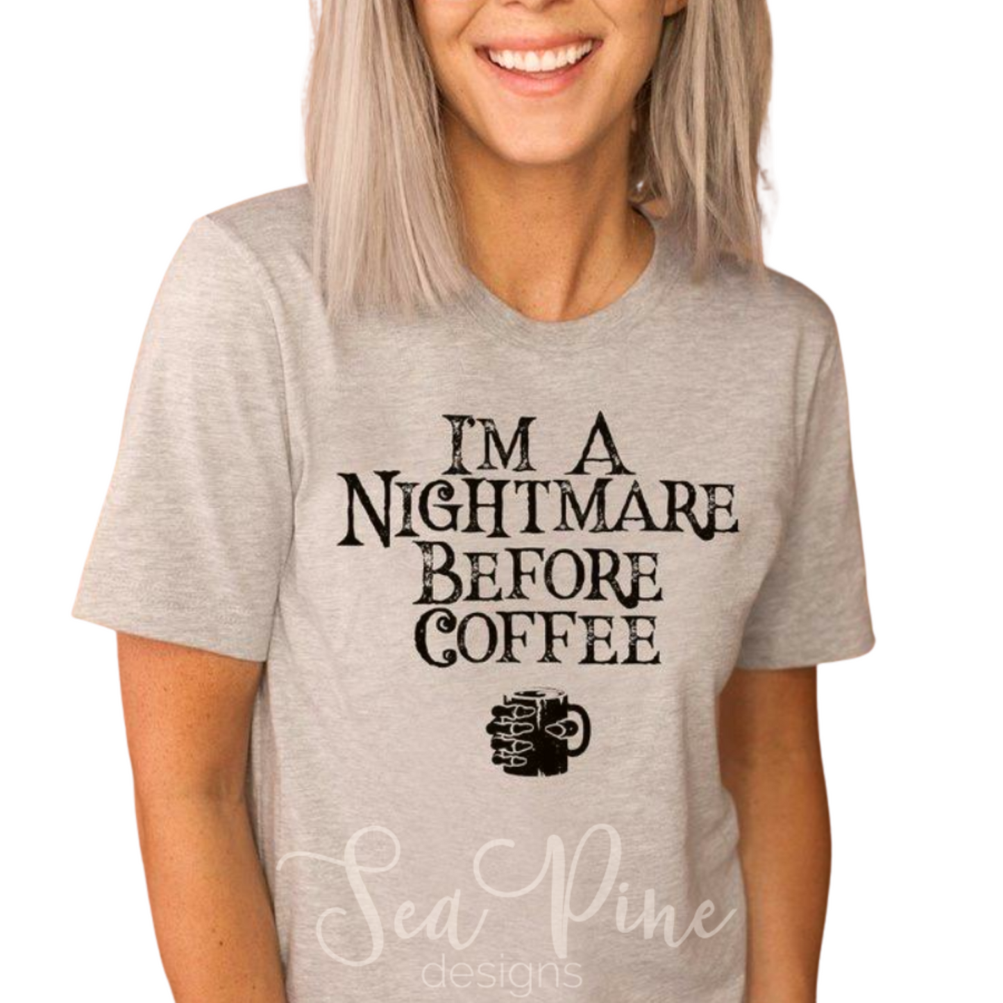 Nightmare Before Coffee Tee