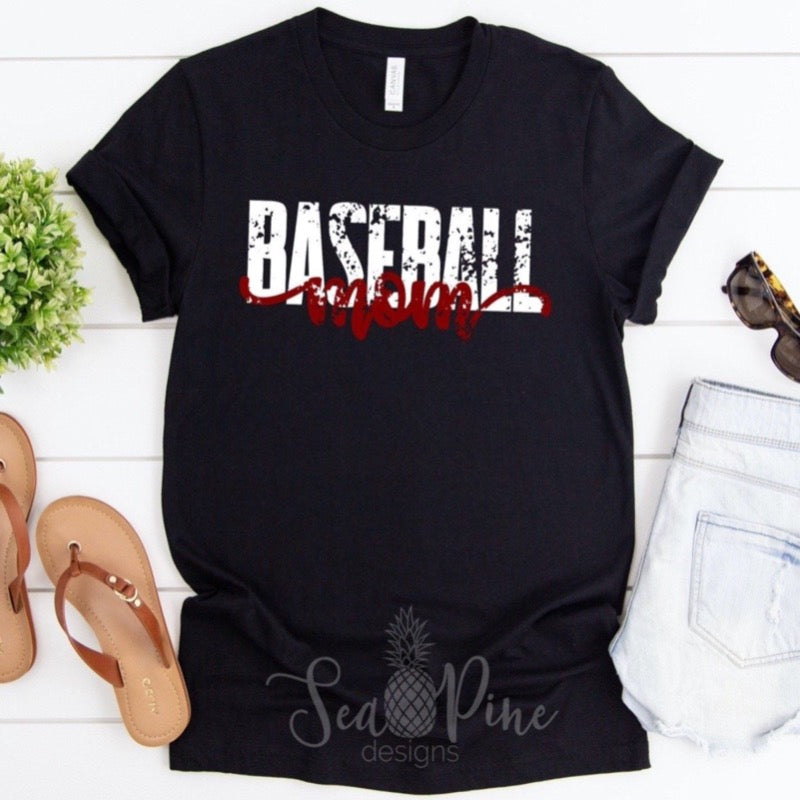 Baseball Mom-Shirts-Sea Pine Designs LLC
