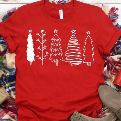 Simplistic Trees-Shirts-Sea Pine Designs LLC