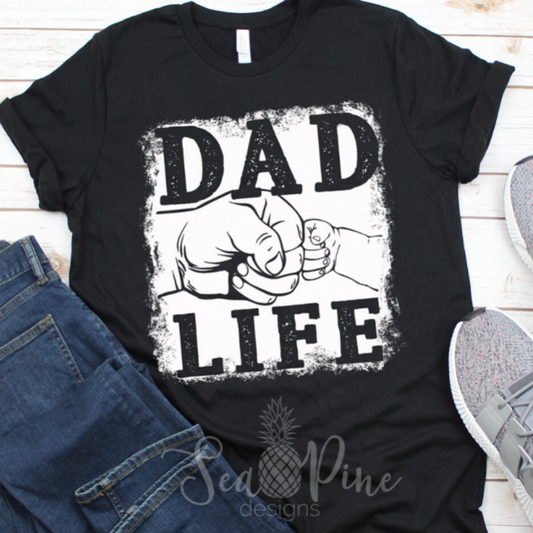 Dad Life Fist Bump-Shirts-Sea Pine Designs LLC