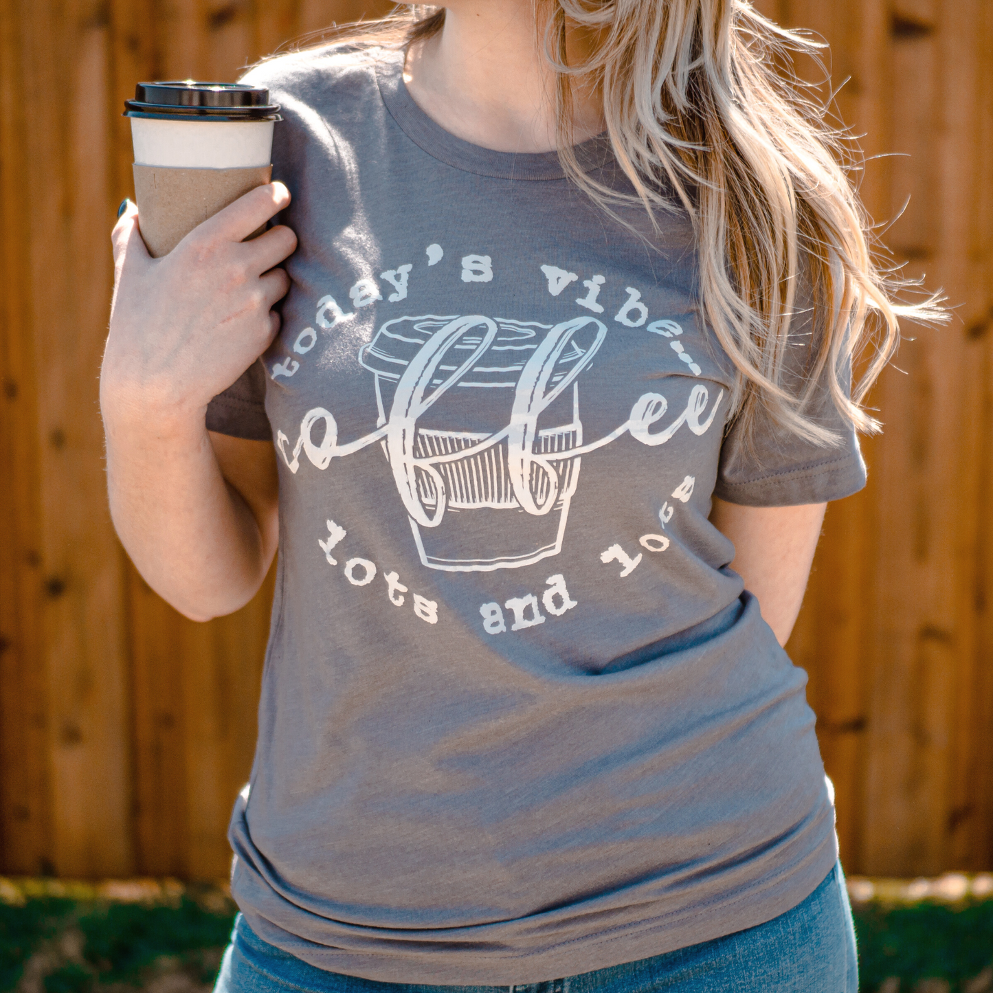 Today's Vibe is Lots & Lots of Coffee Tee