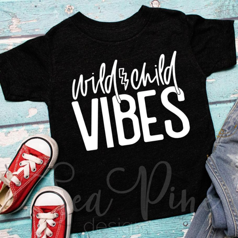 Wild Child Vibes-Shirts-Sea Pine Designs LLC