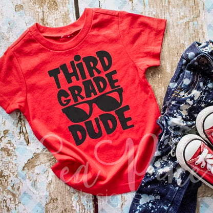 Third Grade Dude-Shirts-Sea Pine Designs LLC