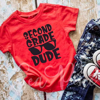 Second Grade Dude-Shirts-Sea Pine Designs LLC