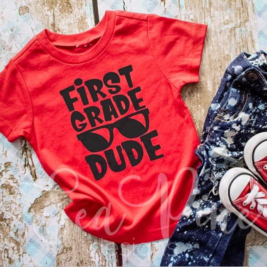 First Grade Dude-Shirts-Sea Pine Designs LLC