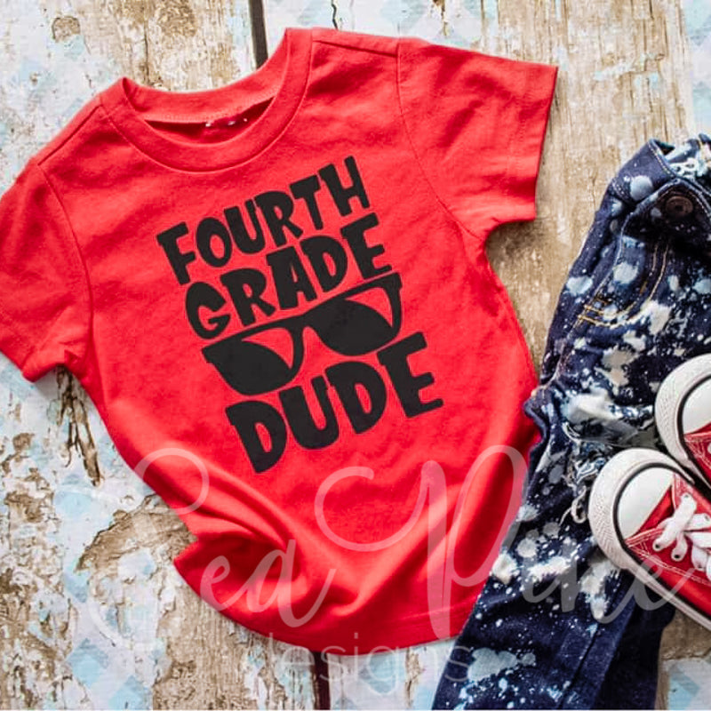 Fourth Grade Dude-Shirts-Sea Pine Designs LLC
