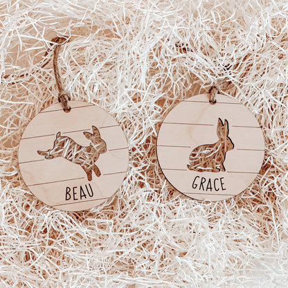 Easter Basket Tags: Faux Shiplap-Gifts-Sea Pine Designs LLC