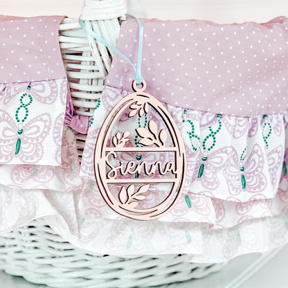 Easter Basket Tags: Egg + Tulip-Gifts-Sea Pine Designs LLC